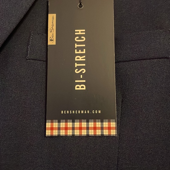 BRAND NEW TWO PIECE BLUE SLIM FIT SUIT. - Picture 2 of 6
